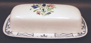 Johnson Brothers Provincial (Scalloped Edge) 1/4 Lb Covered Butter, Fine China D