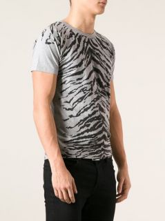 Saint Laurent Zebra Print T shirt