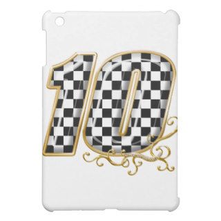 auto racing number 10 in gold iPad mini covers