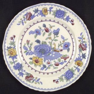 Masons Regency/Plantation Colonial  Dinner Plate, Fine China Dinnerware   Blue,