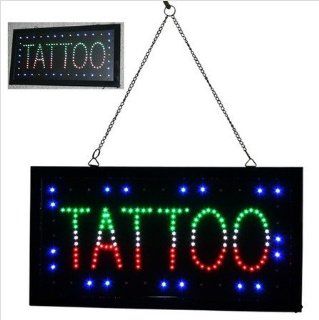 2013 Slim Animated LED Neon Light Tattoo Window Sign Bright Store Display NEW Health & Personal Care