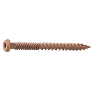 Grip Rite 25 lb #9  2.5 in x 2.5 in Pan Head Polymer Coated Square Drive Composite Deck Screw