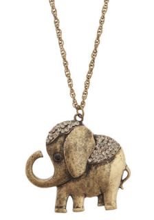 Relevant Elephant Necklace  Mod Retro Vintage Necklaces