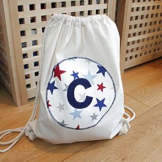child's personalised star kit bag by charlie milly design
