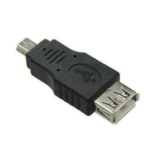 Waltzmart Micro USB Male to USB 2.0 Female Coupler Connector Converter Adapter Pack of 5 Electronics