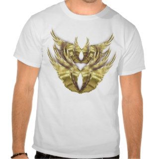 Gold Fire Wings T Shirts