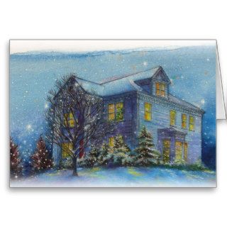 HOME FOR THE HOLIDAY GREETING CARDS