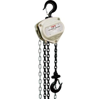 JET Chain Hoist — 1/2-Ton Lift Capacity, 10-Ft. Lift, Model# S90-50-10  Manual Gear Chain Hoists