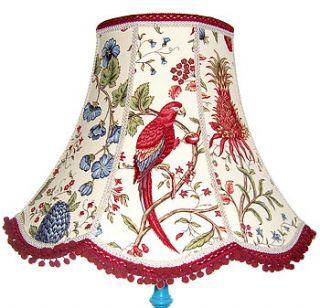 bespoke standard lampshade parrots by beauvamp