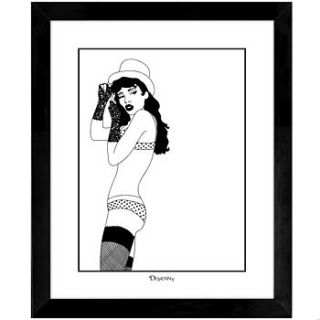 burlesque fine art print by dupenny