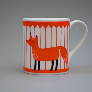 fox mug by lisa jones studio