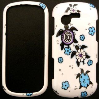 Samsung S425G SGH S425G 3BLUE TURTLE SNAP ON COVER CASE Cell Phones & Accessories