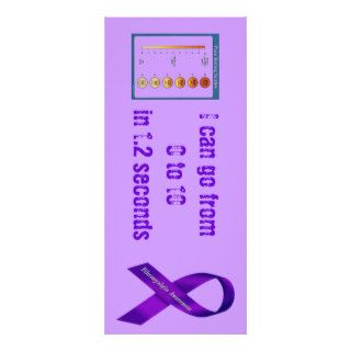 Pain Scale Bookmarks Rack Card Template
