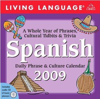 Spanish Living Language 2009 Desk Calendar  Office Desk Pad Calendars 