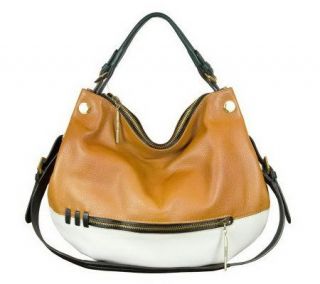 orYANY Olivia Leather Convertible Shoulder Bag with Strap —