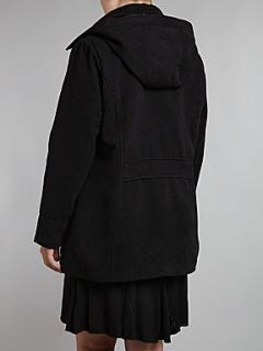 Samya Duffle coat with hood Black