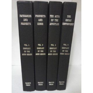 PATRIARCHS AND PROPHETS, PROPHETS AND KINGS, THE DESIRE OF AGES, THE ACTS OF THE APOSTLES, THE GREAT CONTROVERSY BY ELLEN G. WHITE (CONFLICT OF THE AGES SERIES) 5 VOL. (VOL. 1, 2, 3, 4, 5.) (VOL. 1, 2, 3, 4, 5.) ELLEN G. WHITE Books