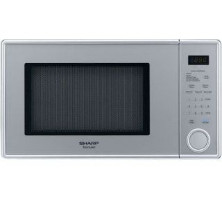 Sharp Mid Size 1.1 Cu. Ft. 1000W Microwave Oven  Pearl Silver —