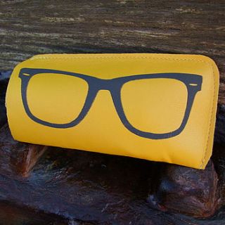 leather glasses case by bobby rocks