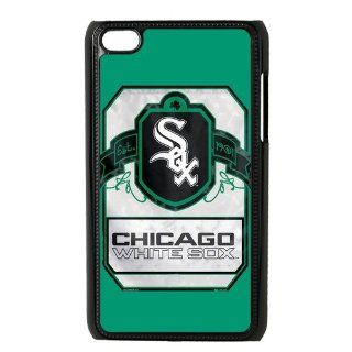 Custom Chicago White Sox Back Cover Case for iPod Touch 4th Generation SS 440 Cell Phones & Accessories