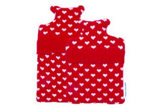 pure wool hot water bottle covers by the fine cotton company