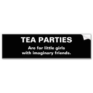 Tea Parties Bumper Stickers
