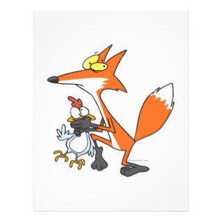 funny chicken stealing stealer fox flyer