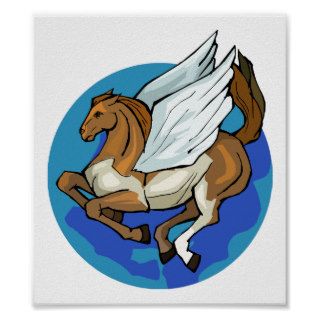 Mystical Pegasus Poster
