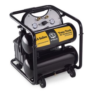 Steele Products 2.5 4.6 Gallon 115PSI Electric Air Compressor