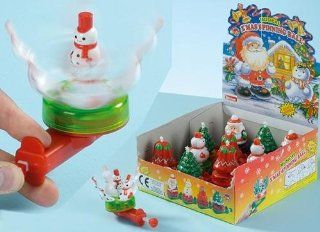 Pms Musical Christmas Spinning Novelty Toy   Stocking Filler/ Christmas Fun (pm265)   Childrens Party Decorations