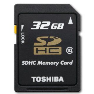 Toshiba 32Gb Class 10 Secure Digital High Capacity Card (THNSH032GTRT) Computers & Accessories