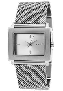 DKNY NY8556  Watches,Womens Silver Dial Semi Mesh Stainless Steel, Casual DKNY Quartz Watches