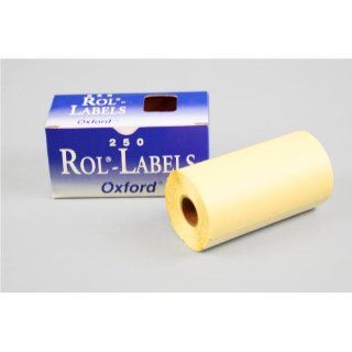 Oxford Rol Labels R444 Typewriter Ready Continuous Roll (250 Count)  File Folder Labels 