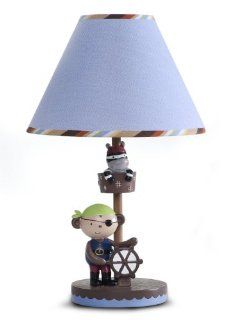 Kids Line Lamp Base and Shade, Pirate Party  Nursery Lamps  Baby