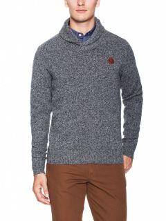 Wool Shawl Collar Sweater by Fred Perry