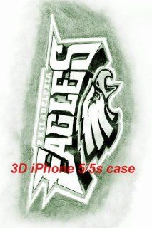 XMAS Gift NFL theme iPhone 5/5s back plastic 3D Dual Protective Cases Philadelphia Eagles logo for fans by hiphonecases Cell Phones & Accessories
