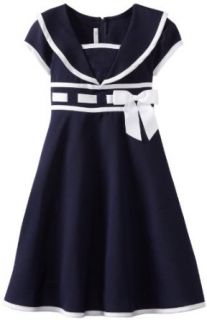 Bonnie Jean Girls 7 16 Nautical Dress, Blue, 14 Playwear Dresses Clothing
