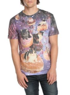 Space Cat Donuts T Shirt Size  Small at  Mens Clothing store Fashion T Shirts