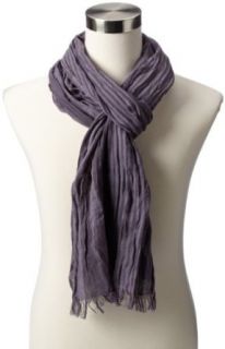 John Varvatos Men's Double Face Stripe Scarf, Dry Fig/Lilac Mist, One Size at  Mens Clothing store