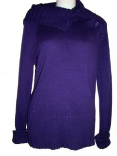 DKNY Women's Sweater, Size Large, Dark Purple