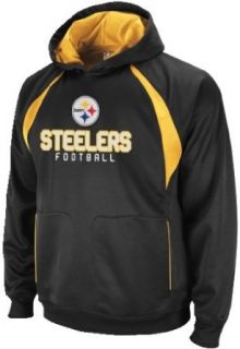 NFL Boys' Pittsburgh Steelers Pullover Active Hoodie   R16Ndh05 (Black, 4)  Sports Fan Sweatshirts  Clothing
