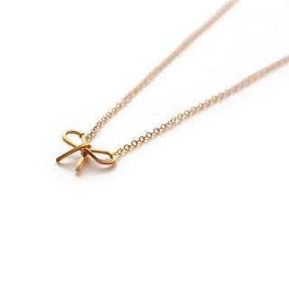 sweetest bow necklace by red ruby rouge