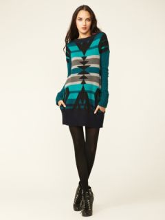 Navajo Sweater Dress by L.A.M.B.