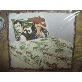 Pirates of the Carribbean Sheet Set 3pc Jack Sparrow Twin Sheets   Pillowcase And Sheet Sets