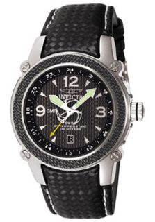 Invicta 3399  Watches,Mens  Carbon Rally Stainless Steel Black Carbon Dial, Casual Invicta Quartz Watches