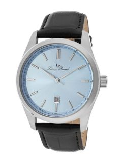 Eiger Stainless Steel & Light Blue Watch by Lucien Piccard