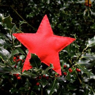 christmas star tree topper by littlenestbox