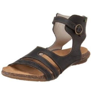 El Naturalista Women's N435 Sandal,Black,36 EU (US Women's 6 M) Shoes