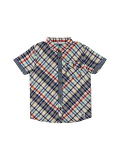 Navy Plaid Shirt by PGA