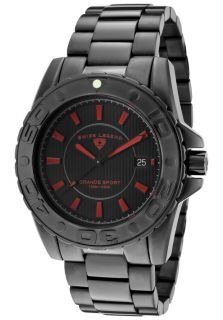 Swiss Legend 9100 BB 11 RDA  Watches,Mens Grande Sport Black Dial Black IP Stainless Steel, Casual Swiss Legend Quartz Watches